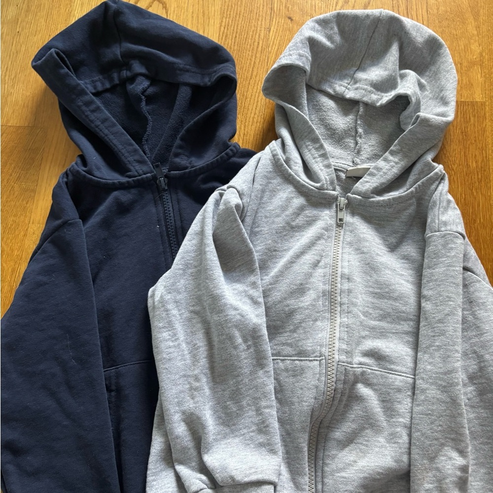 Kids' Black and Gray Hoodies